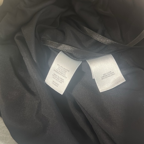 Black Jones New York Double Layer Party Dress Size 14 - Picture 6 of 6